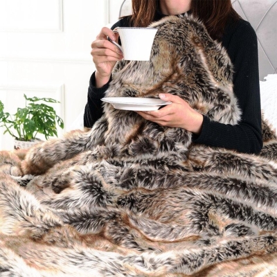 Battilo Faux Fur Throw