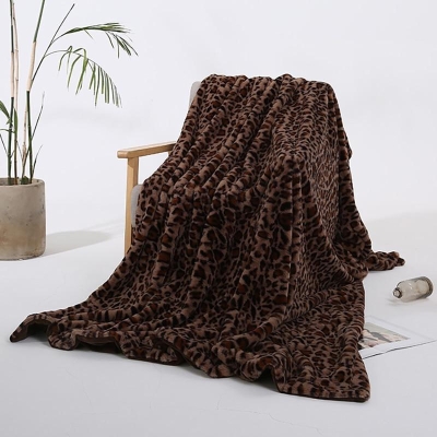 Amazonian Faux Fur Throw