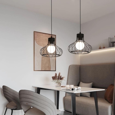 Lampe suspendue rustique