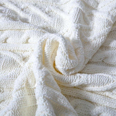 Boho Jacquard Wool Throw