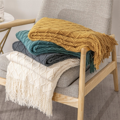 Warmly Knitted Throw