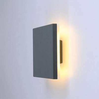 Plate Outdoor Wall Light