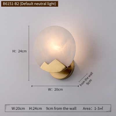 Globe Wall Light | Gold Crystal Light Fixture Modern Sconce