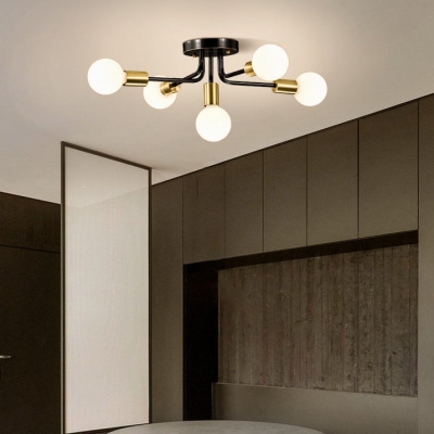 Chiffron Semi Flush Mount